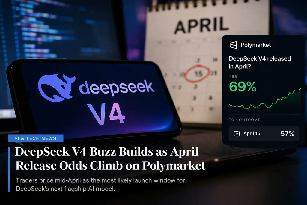 DeepSeek V4 Buzz Builds as April Release Odds Climb on Polymarket