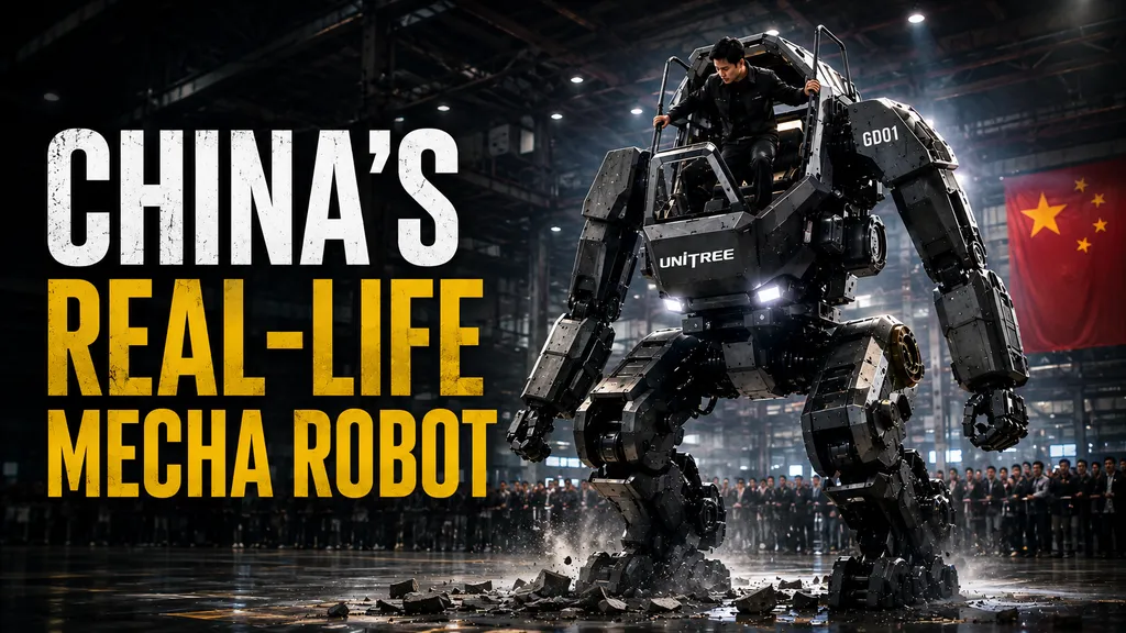 China Just Built a Real-Life Mecha Robot — And It Looks Straight Out of Sci-Fi