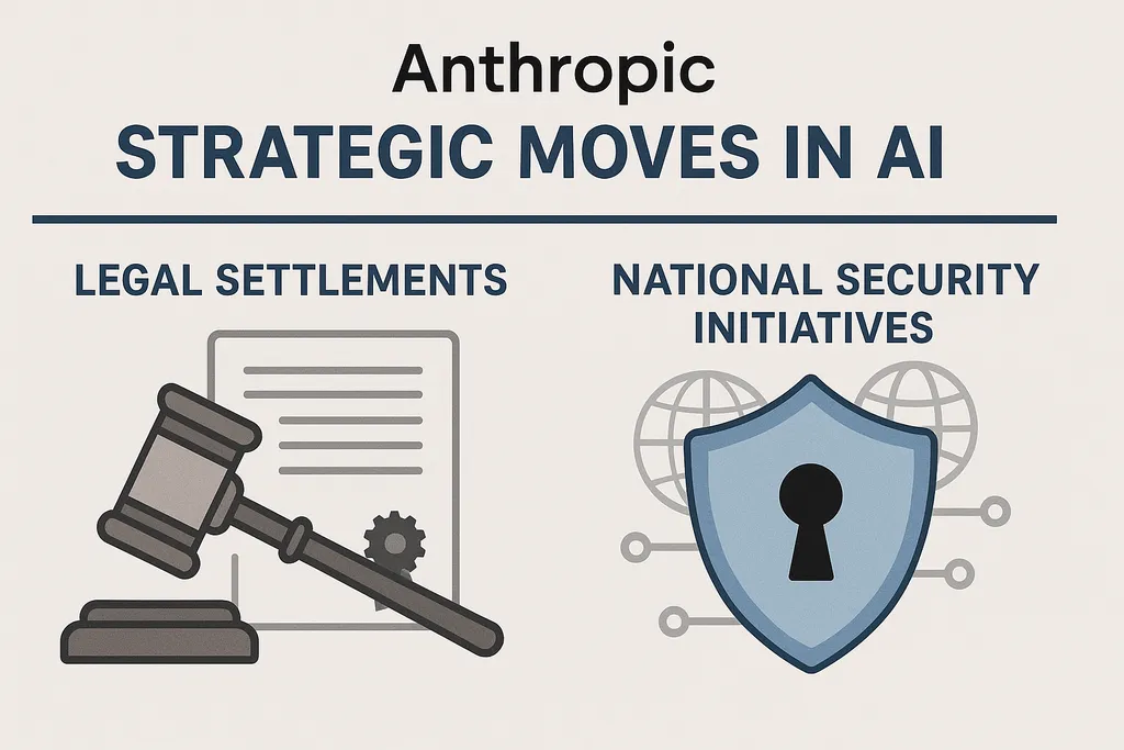Anthropic's Strategic Moves in AI: Legal Settlements and National Security Initiatives