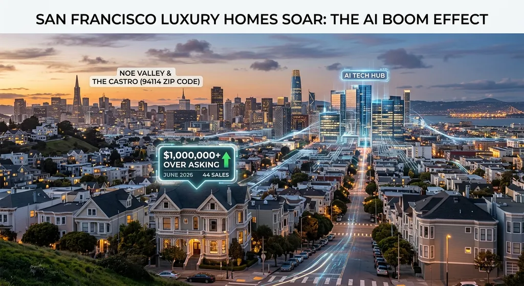 AI Gold Rush Turns San Francisco Homes Into Million-Dollar Bidding Wars