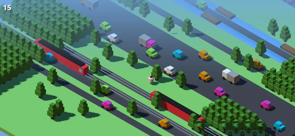 Crossy Road clone with Gemeni Pro 3.1